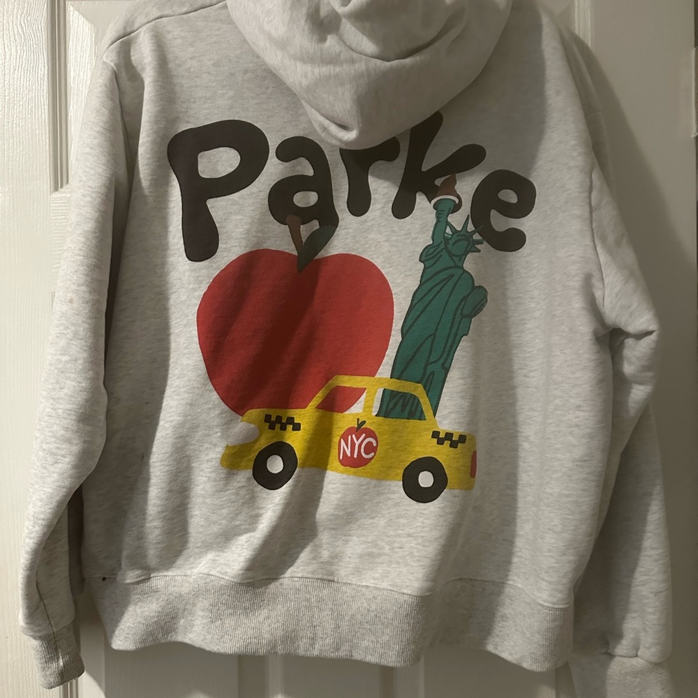 Gray Parke NYC Graphic Hoodie L/XL